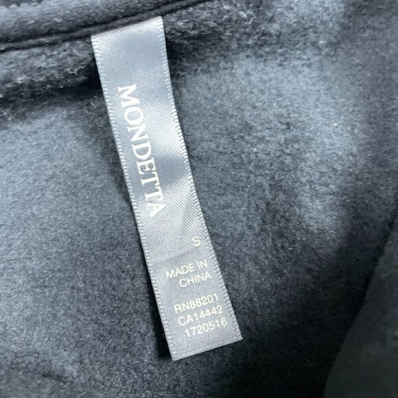 Mondetta Black Polo Sweatshirt S 6367 - Picture 3 of 7